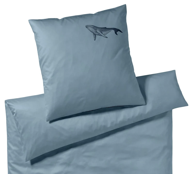 Mako Satin Bettwäsche Traveller mit Tiermotiv