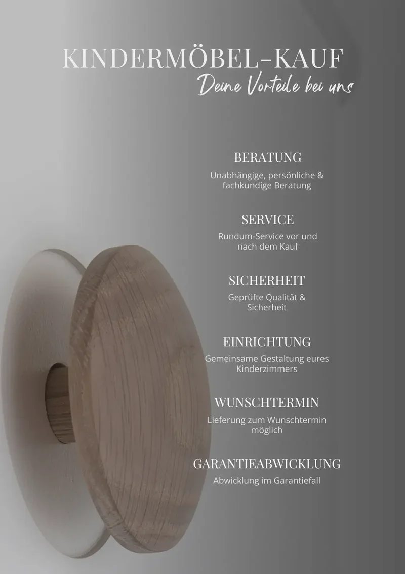 halbhohes Hochbett 'Wood Original' weiß / Eiche 200 x 90 cm