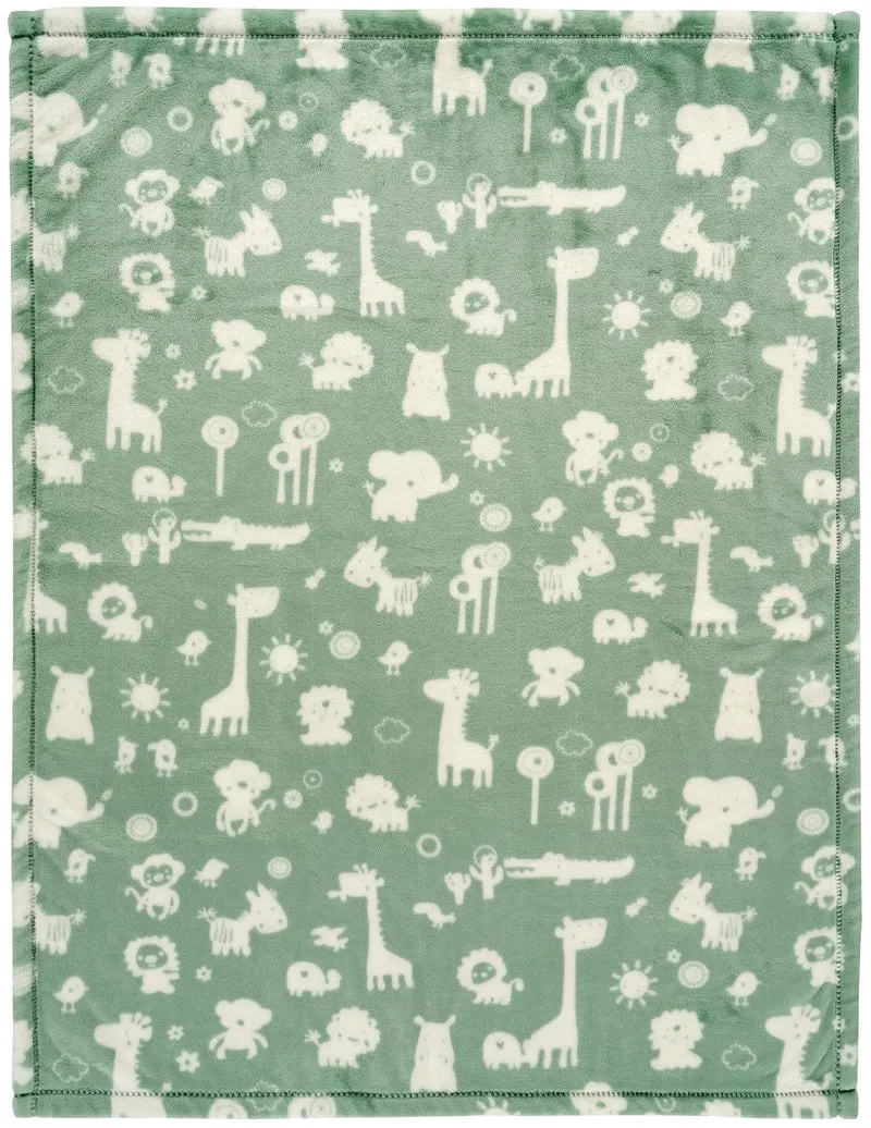 Mikrofaserdecke - Granite Animals