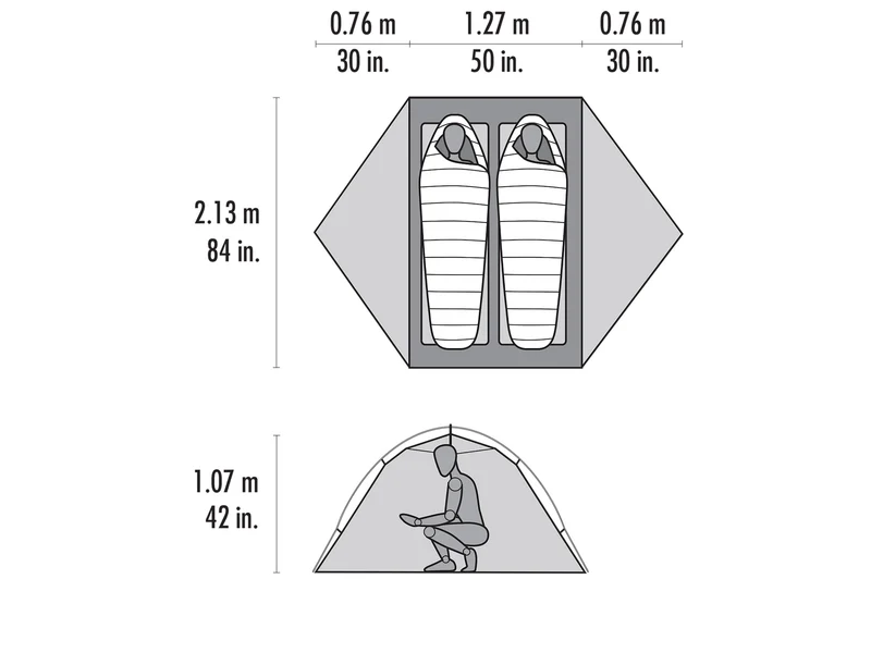 Access™ 2 Two-Person, Four-Season Ski Touring Tent