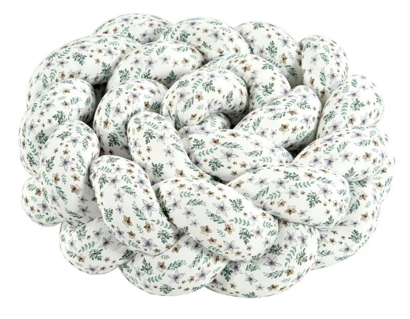 Schlummer-Lounge geflochten Jersey (BIO-Baumwolle) - Petit Fleurs