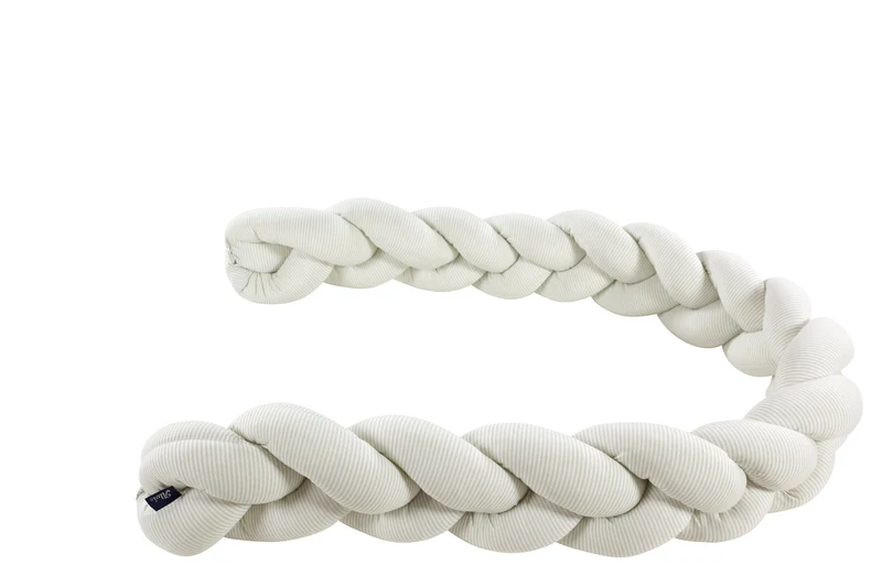 Schlummer-Lounge geflochten (BIO-Baumwolle) - Smoky Stripe