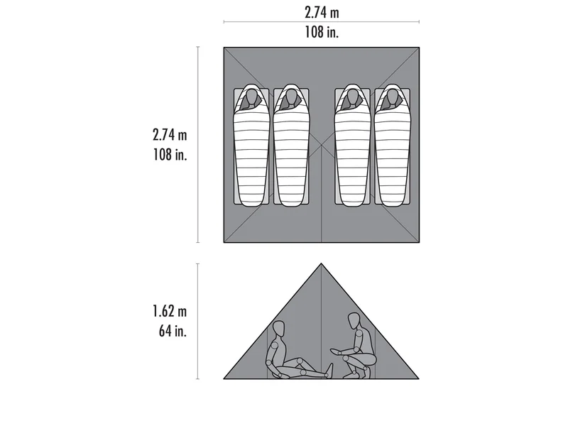 Front Range™ 4 Person Ultralight Tarp Shelter