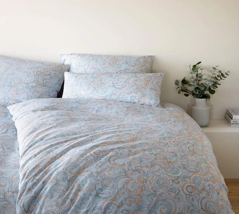 Interlock Jersey Bettwäsche Grace mit Paisley-Muster