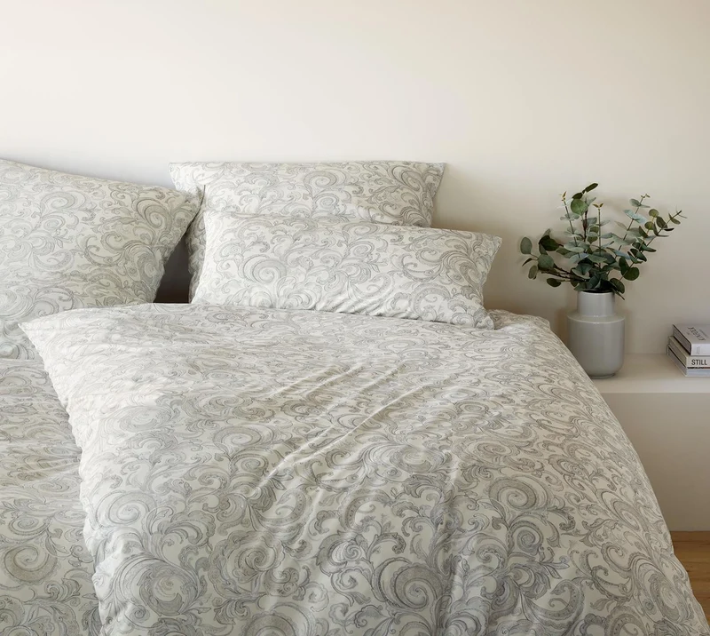 Interlock Jersey Bettwäsche Grace mit Paisley-Muster