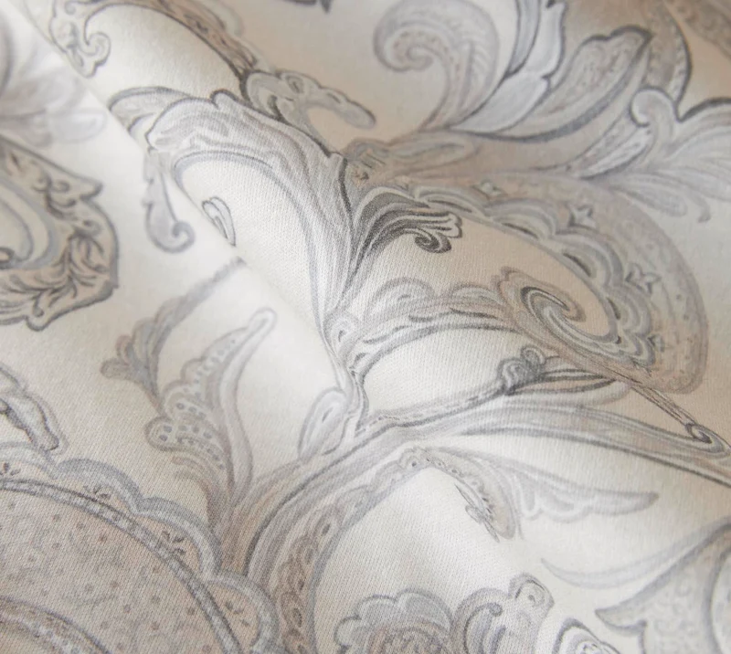 Interlock Jersey Bettwäsche Grace mit Paisley-Muster