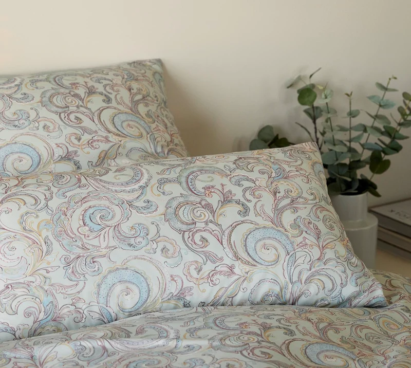 Interlock Jersey Bettwäsche Grace mit Paisley-Muster