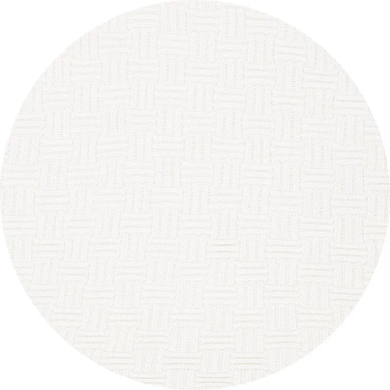 Strickdecken - Karo offwhite