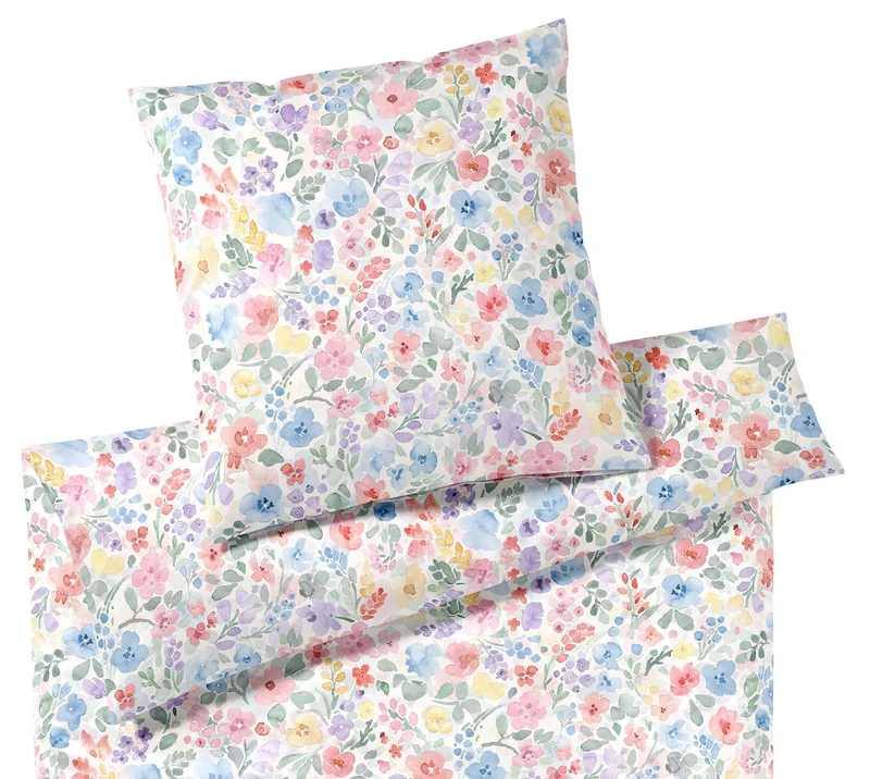 Interlock Jersey Bettwäsche Gentle Jersey mit Blüten-Allover