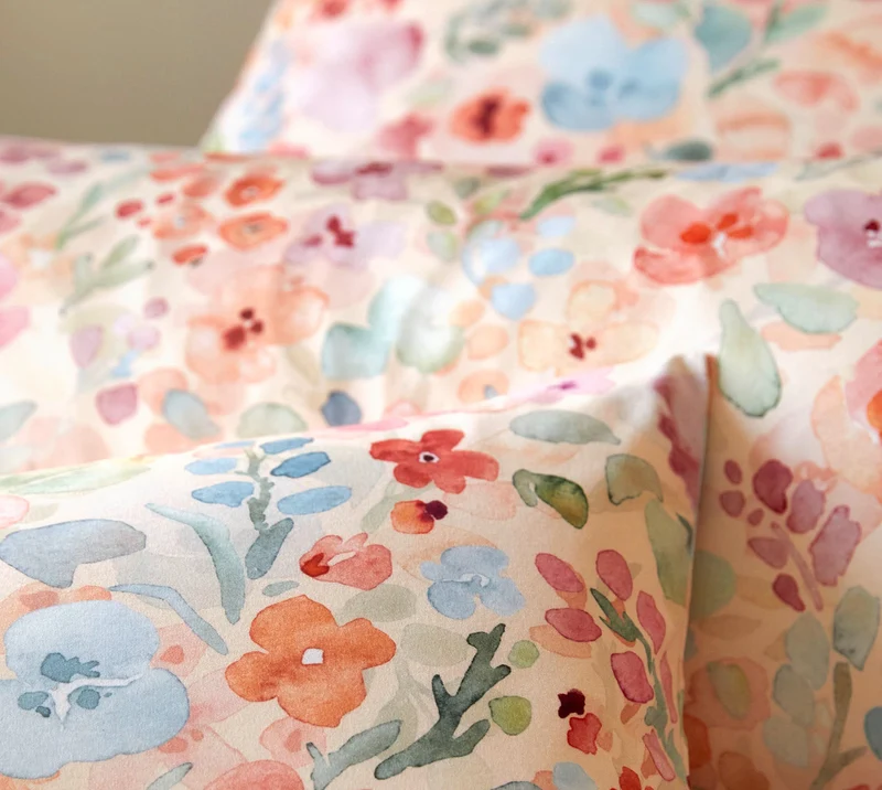 Interlock Jersey Bettwäsche Gentle Jersey mit Blüten-Allover