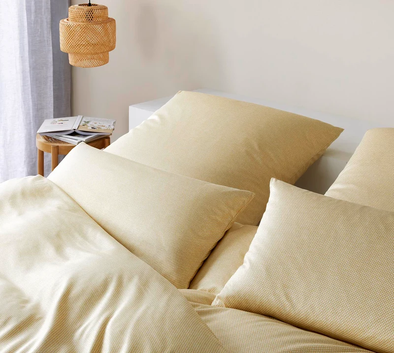 Interlock Jersey Bettwäsche Twine mit Struktur-Allover
