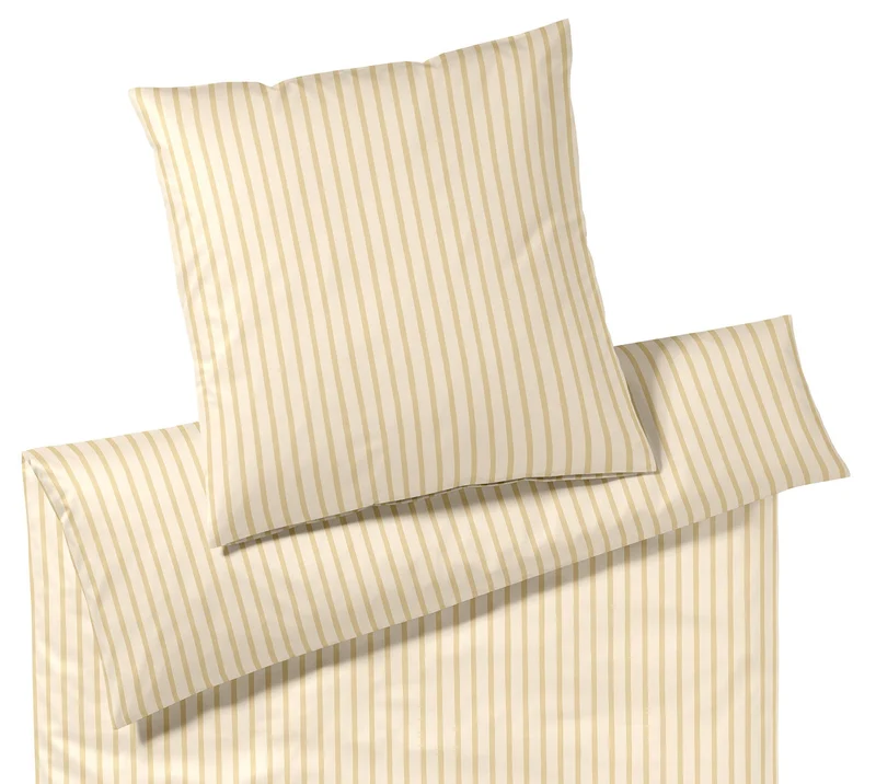 Interlock Jersey Bettwäsche Naturally mit Streifen
