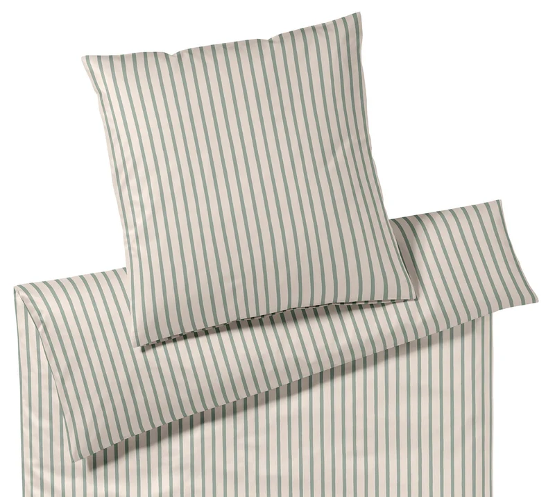 Interlock Jersey Bettwäsche Naturally mit Streifen