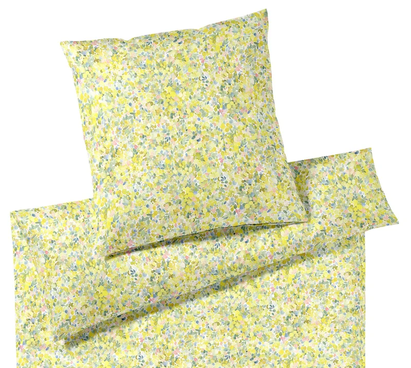 Interlock Jersey Bettwäsche Mimosa Jersey mit Blütenmotiv