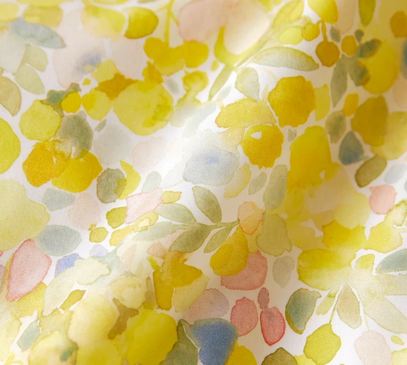 Interlock Jersey Bettwäsche Mimosa Jersey mit Blütenmotiv