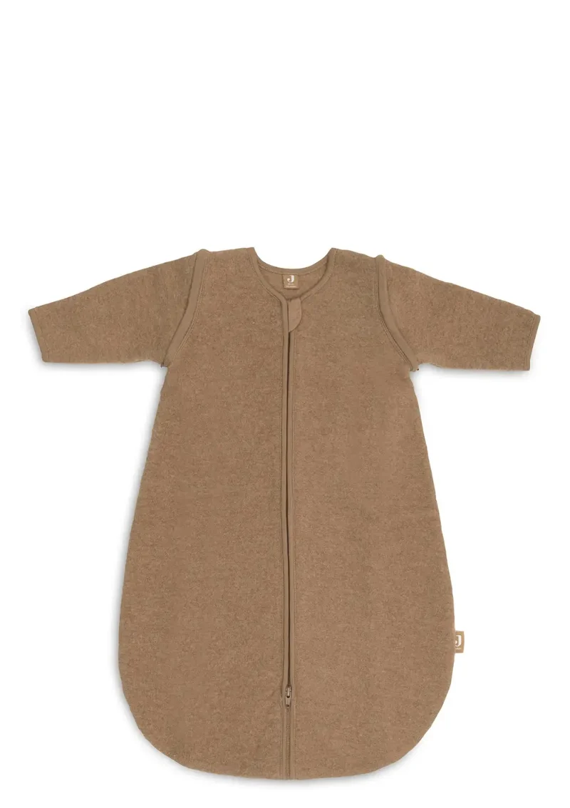 Merino Baby Schlafsack mit abnehmbaren Ärmeln TOG 2,0-2,5 Dark Hazel
