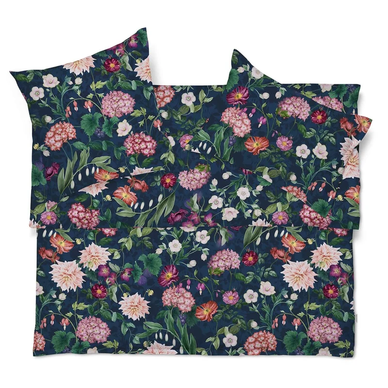 Satin Bettwäsche OPHELIA bleu