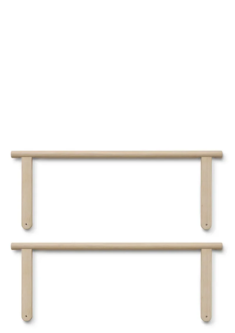 2er-Set Rausfallschutz für Bett 'Camp Novel' 200 x 120 Eiche
