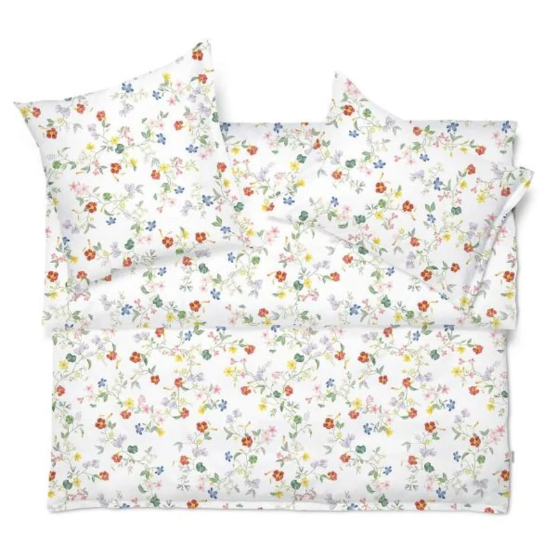 Satin Bettwäsche ELIN blanc
