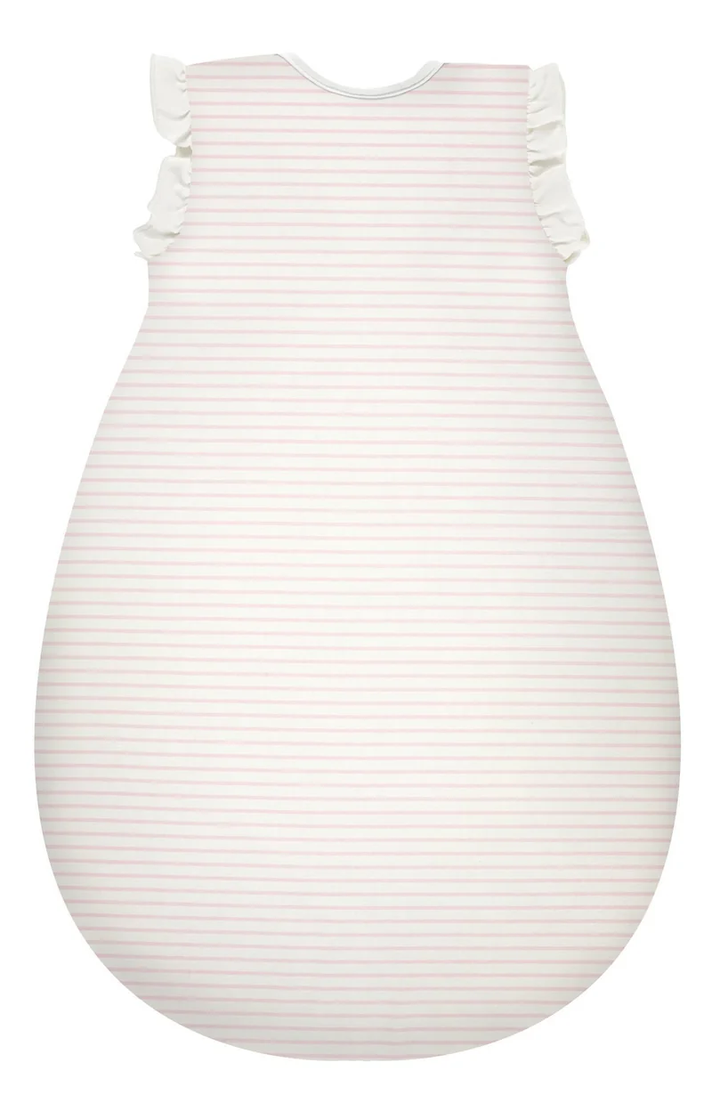 Kugelschlafsack Mäxchen Light - Ringlets rosé Volant