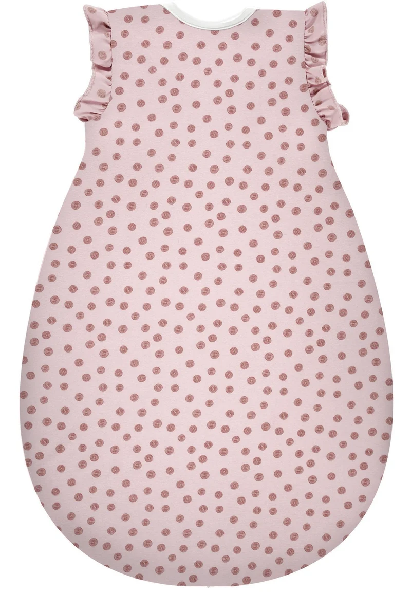 Kugelschlafsack Mäxchen Light - Curly Dots Volant