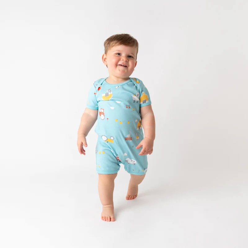 Bio Baby-Strampler kurzarm 2er-Pack