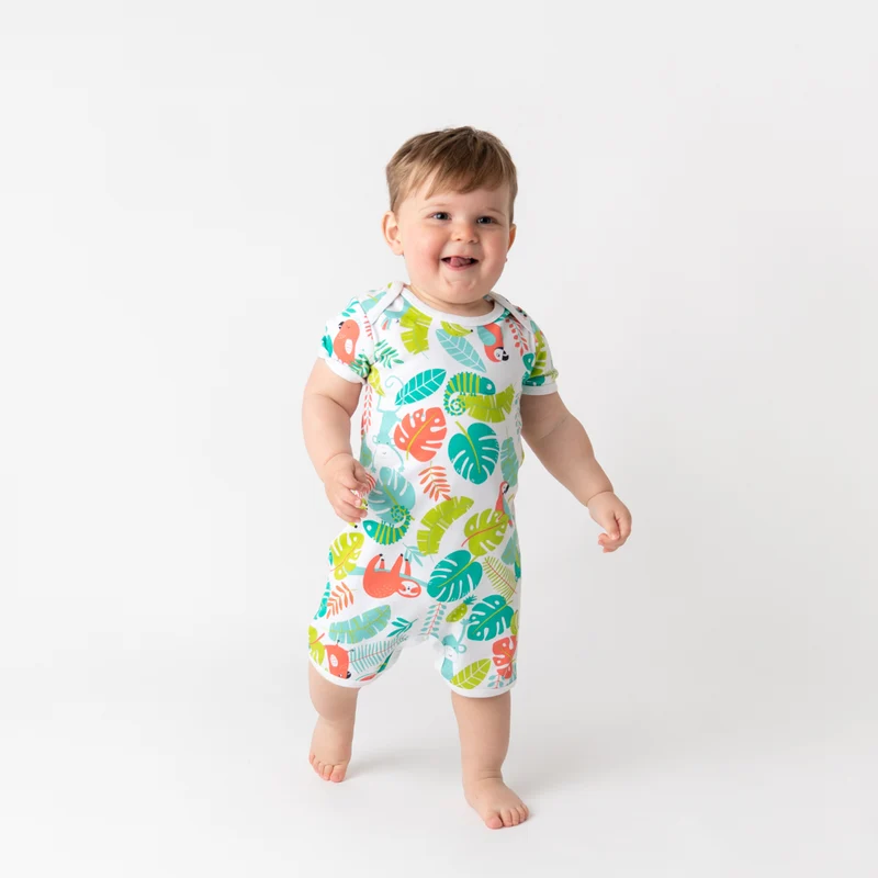 Bio Baby-Strampler kurzarm 2er-Pack