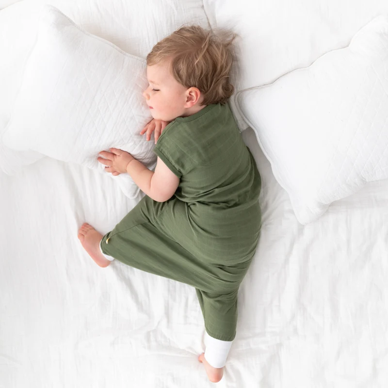 Musselin Schlafsack mit Füßen, 0.5 TOG