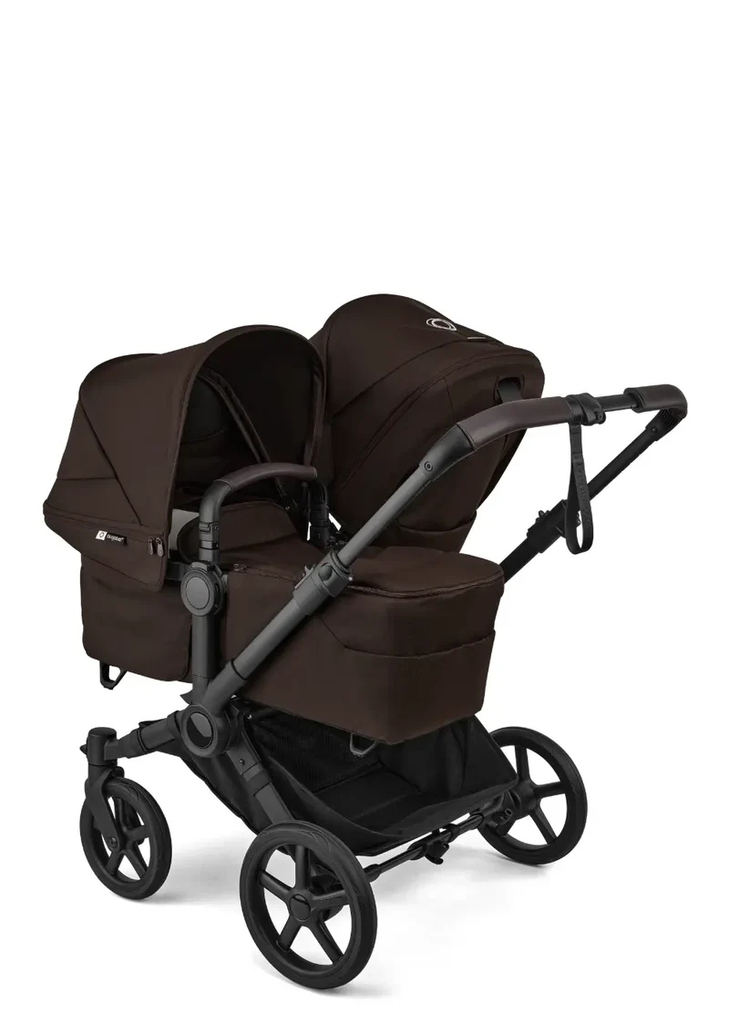 'Donkey 6 Double' Bundle – Unverzichtbares Kinderwagen-Set Cocoa Brown