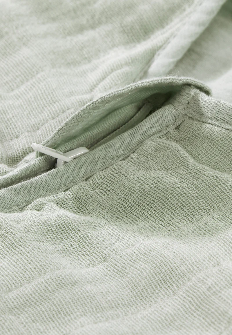 Mull-Schlafsack - Uni Grün