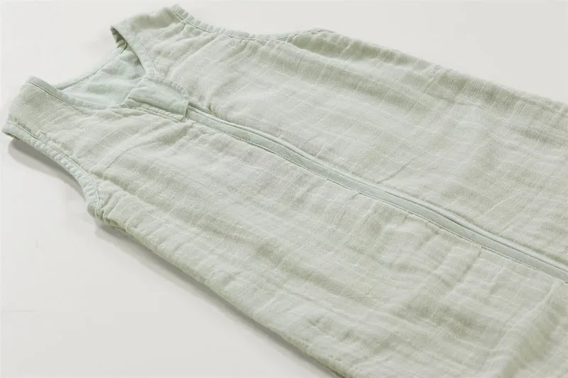 Mull-Schlafsack - Uni Grün