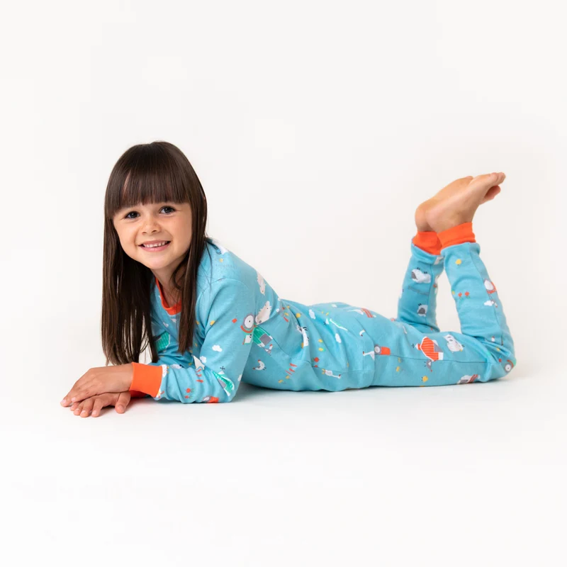 Kinder-Pyjama aus Bio Baumwolle