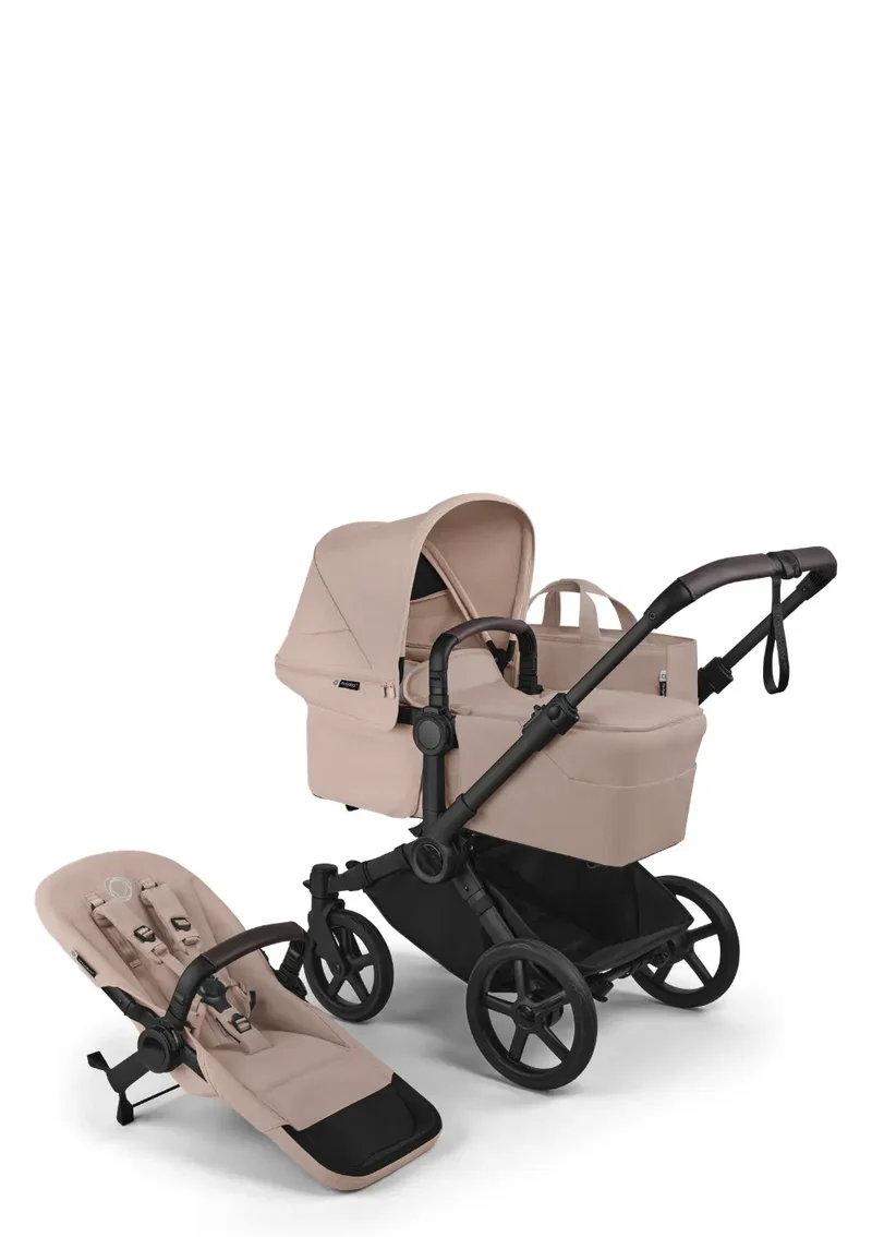 'Donkey 6 Single' Bundle – Unverzichtbares Kinderwagen-Set Desert Taupe Mélange