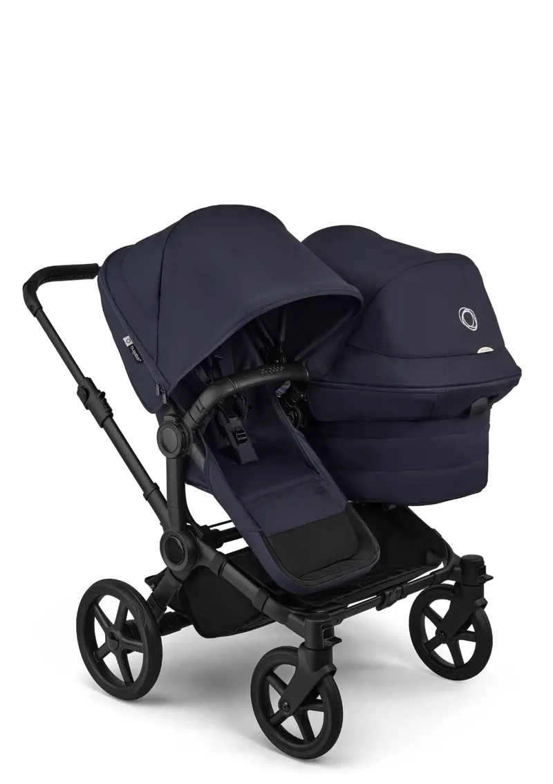 'Donkey 6 Double' Bundle – Unverzichtbares Kinderwagen-Set Deep Indigo