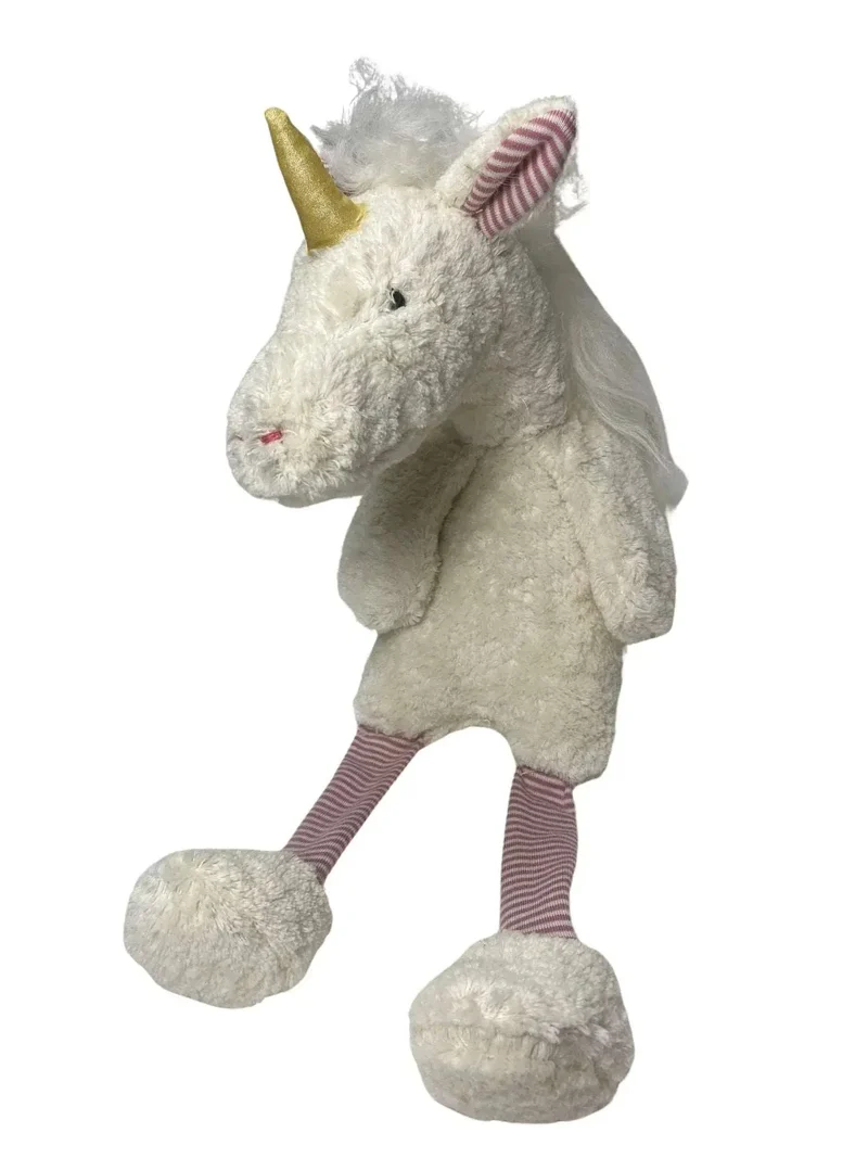 Bio Kuscheltier Einhorn Rosé XXL – Bio-Baumwolle, Handgemacht