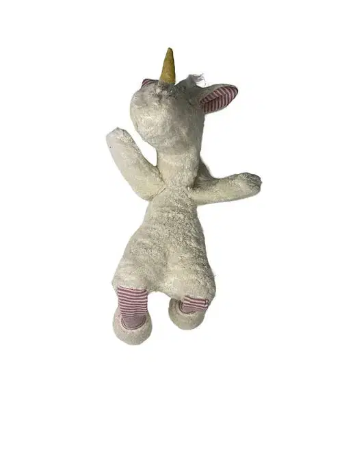 Bio Kuscheltier Einhorn Rosé XXL – Bio-Baumwolle, Handgemacht