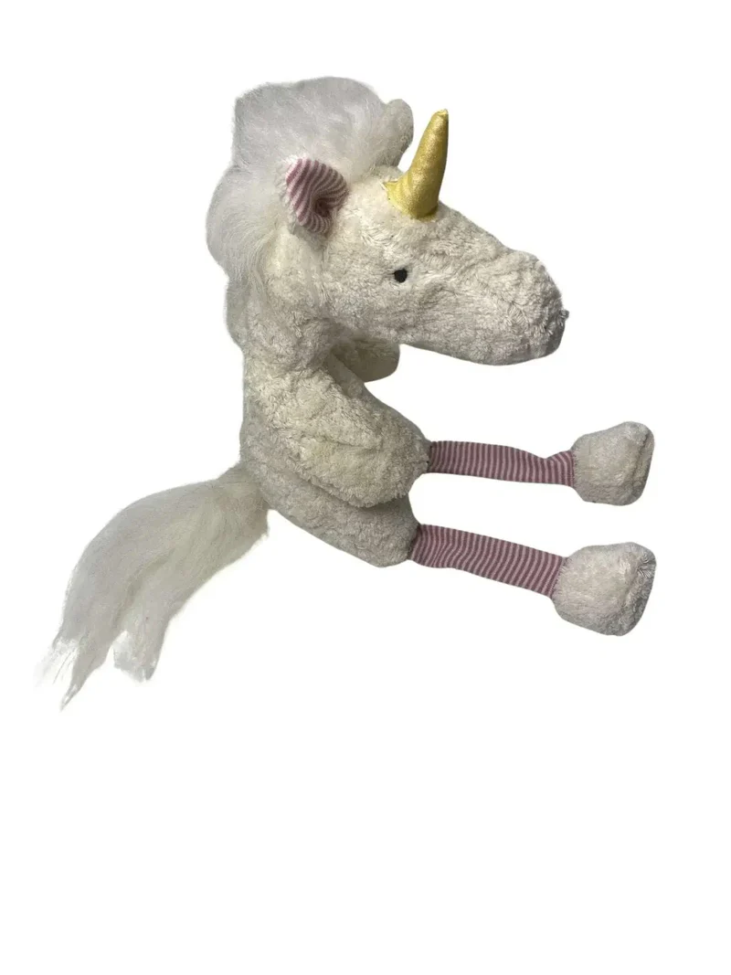 Bio Kuscheltier Einhorn Rosé XXL – Bio-Baumwolle, Handgemacht