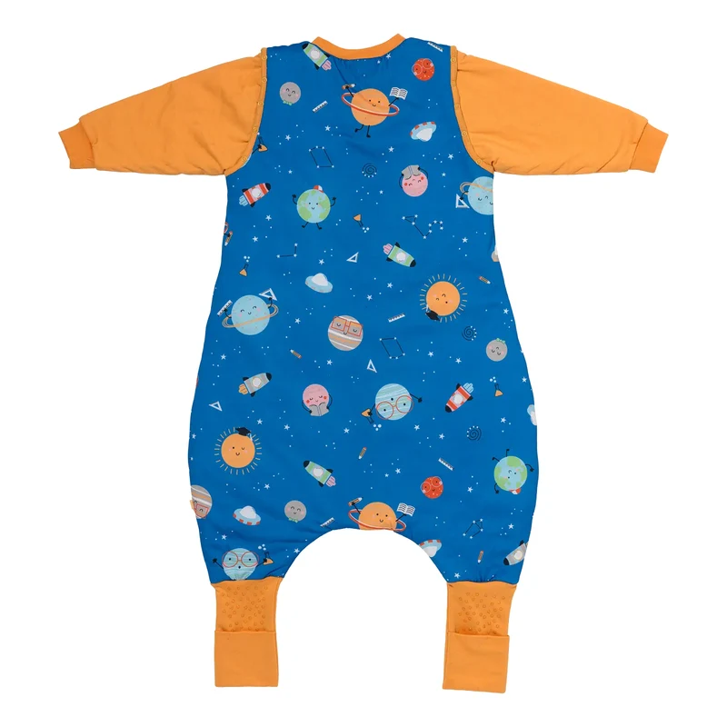 Schlafsack mit Füßen und umklappbaren Bündchen, 3.5 TOG