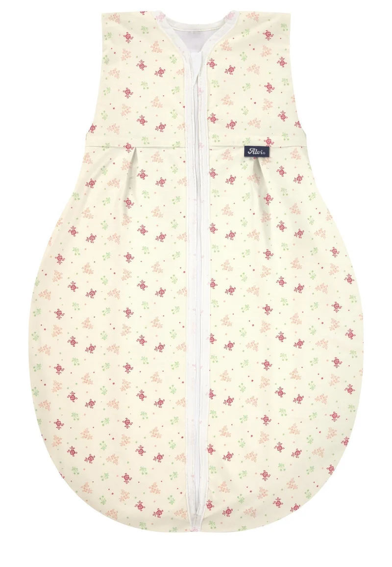 Kugelschlafsack Molton Sommer - Rose Garden