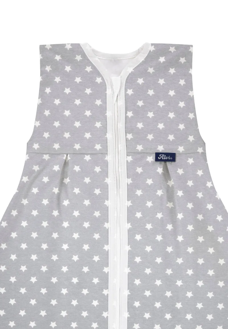 Kugelschlafsack Molton (Sommer) - Stars silber