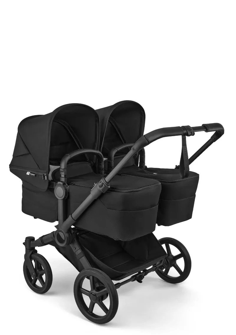 'Donkey 6 Twin' Bundle – Unverzichtbares Kinderwagen-Set Heritage Black