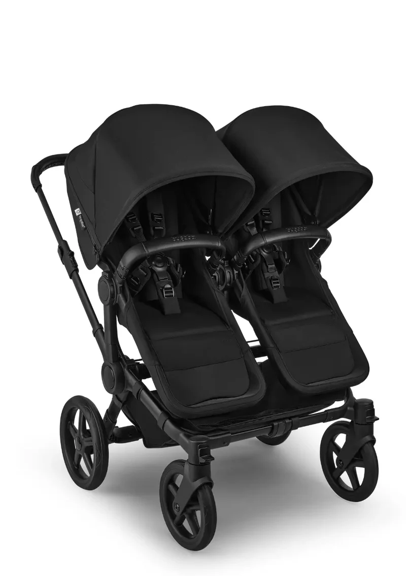 'Donkey 6 Twin' Bundle – Unverzichtbares Kinderwagen-Set Heritage Black