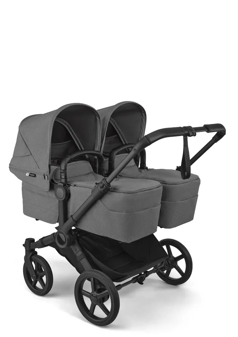 'Donkey 6 Twin' Bundle – Unverzichtbares Kinderwagen-Set Moon Grey