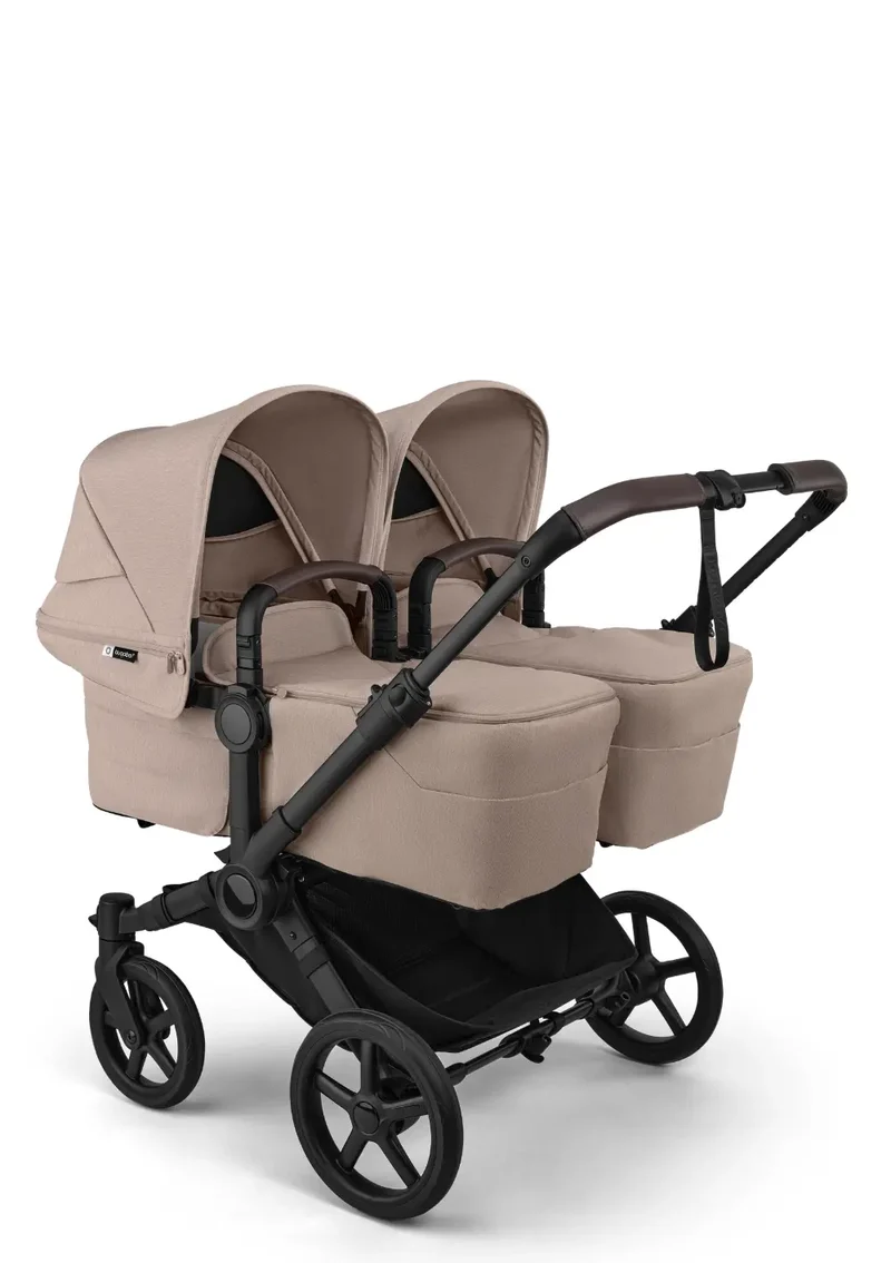 'Donkey 6 Twin' Bundle – Unverzichtbares Kinderwagen-Set Desert Taupe Mélange