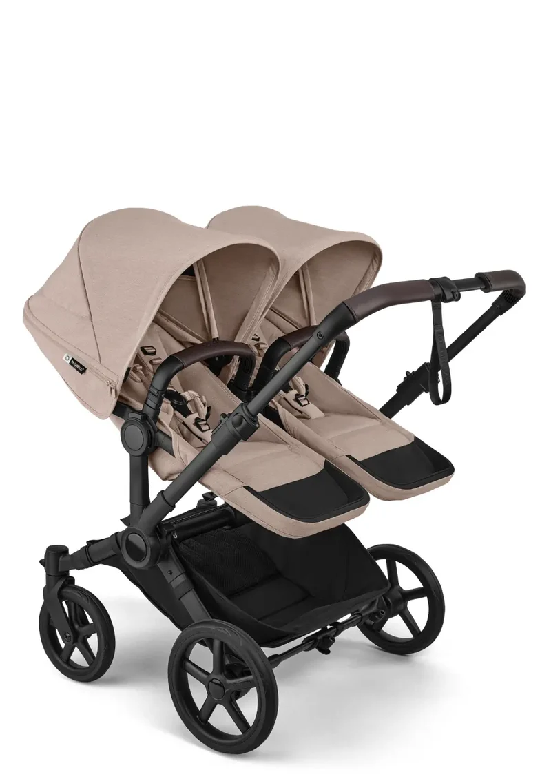 'Donkey 6 Twin' Bundle – Unverzichtbares Kinderwagen-Set Desert Taupe Mélange