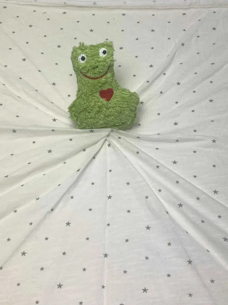 Geschenkset Frosch – Schmusetuch & Lavendelkissen