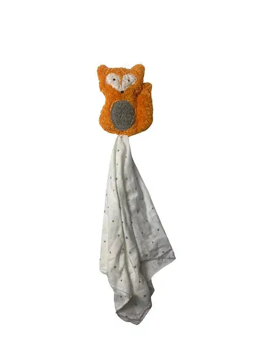 Bio Schmusetuch Fuchs – personalisierbar, GOTS zertifiziert