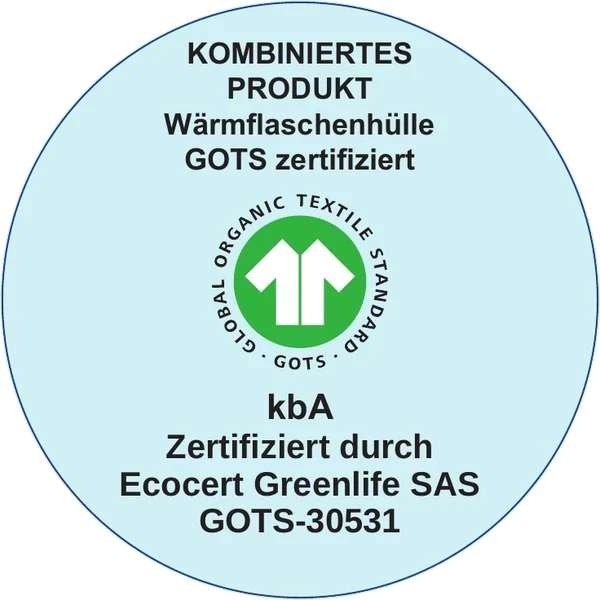 Bio Wärmflasche Frosch aus Bio-Baumwolle – 800ml Naturkautschuk