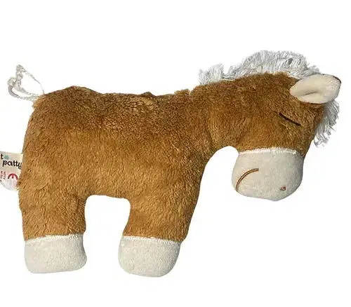 Geschenkset Pferd – Schmusetuch & Rassel