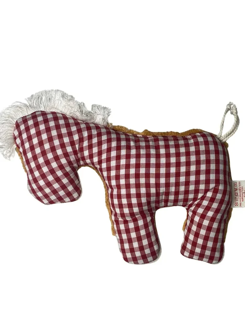 Geschenkset Pferd – Schmusetuch & Rassel